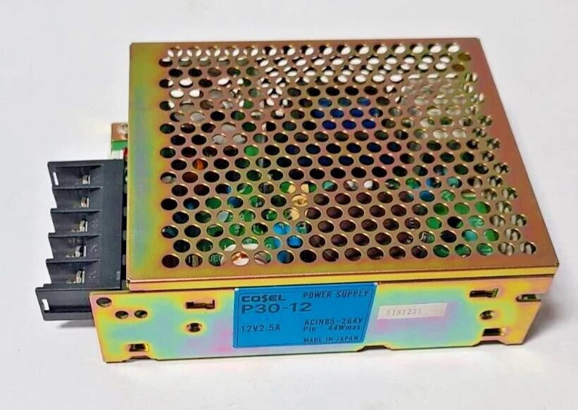 P30-12 COSEL P3012 POWER SUPPLY SWITCHING 2.5AMP 12V