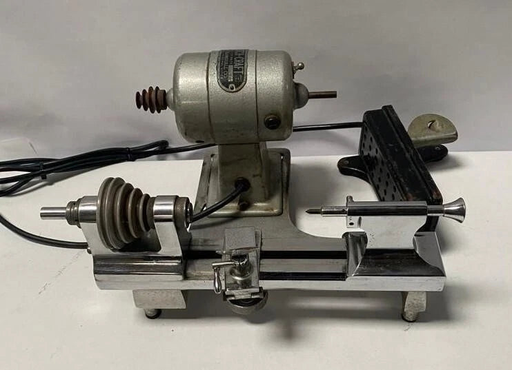 Perton Jewelry Vintage Rare Watchmakers Lathe Made in USA
