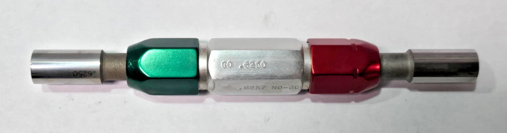 THREAD PLUG GAGE .6250 GO PD NO GO PD .6257