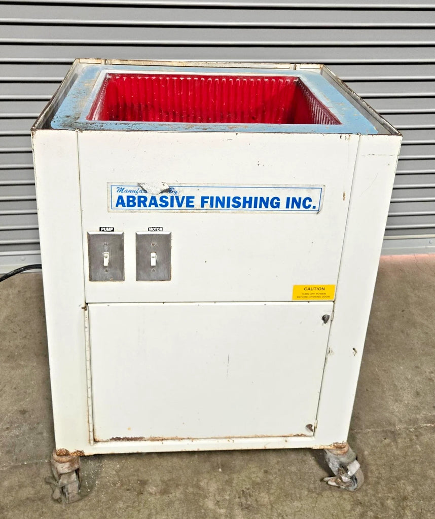 Abrasive Finishing Vibratory Tumbler Bowl Deburring Finishing 2016SQ Burr Bench