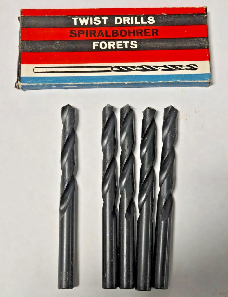 13.6mm Spiralbohrer Forets HSS Twist Drill Bit Drilling Tool 5 Pcs New