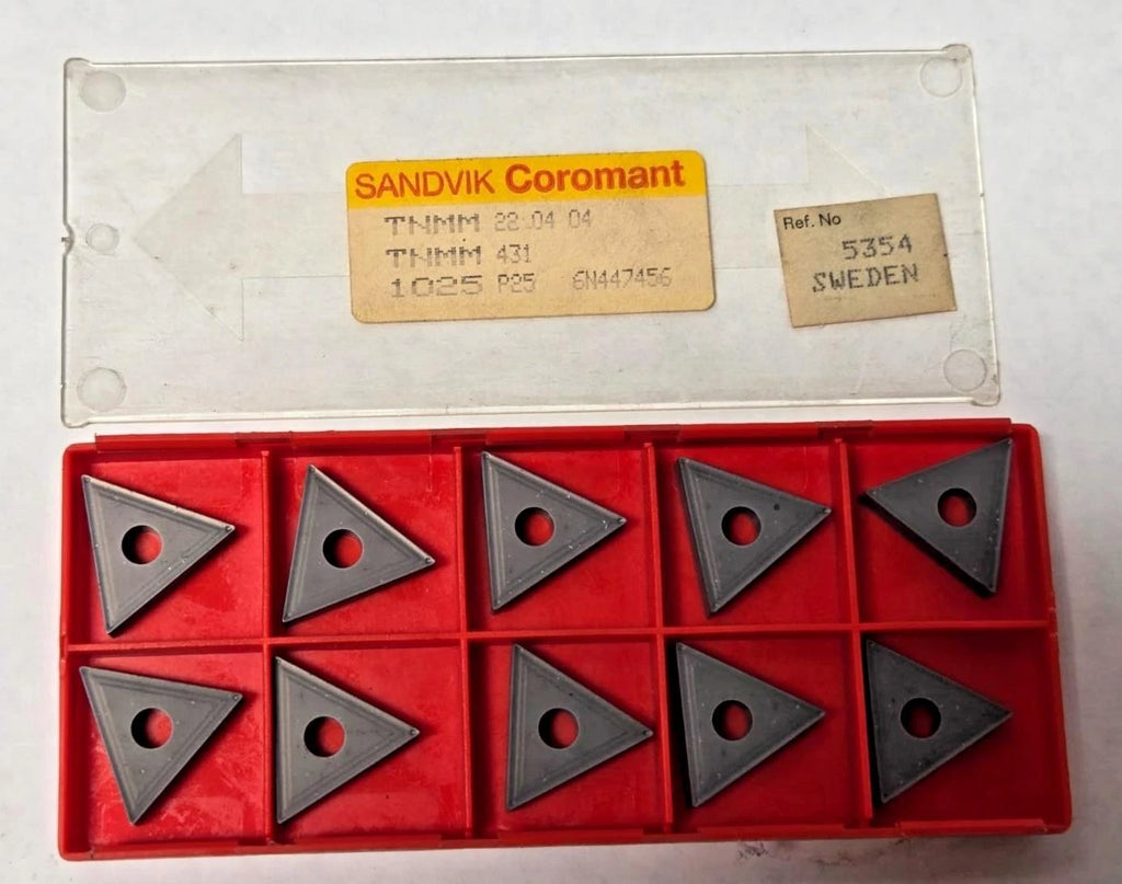 10 Pcs SANDVIK Coromant TNMM 431 1025 22 04 04 P25 Lathe Carbide Inserts New