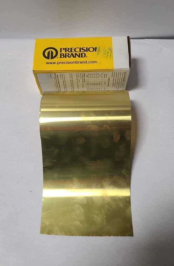 Precision Brand Brass Shim Stock 6" x 100" 17160 0.0015
