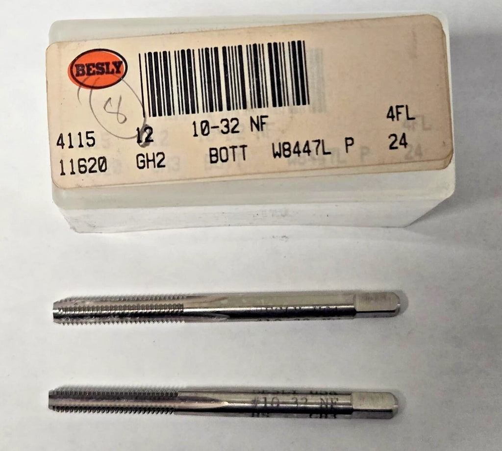 Lot of 2 Besly Tap 10-32 NF GH2 Bott 4 FL Brand New USA Made