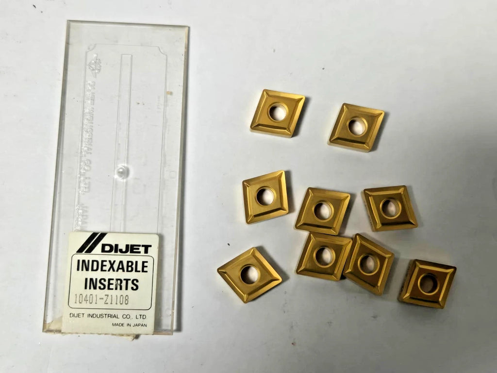 Dijet CNMG 432 UP JC1341 Indexable Carbide Inserts Turning Lathe 9 Pcs New