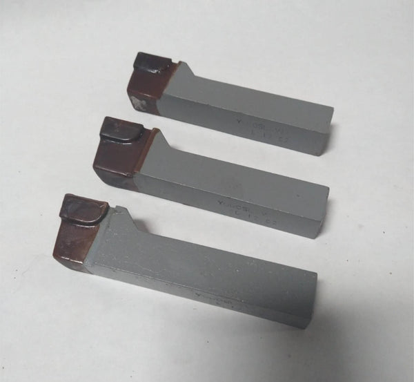 Brazed Tipped Carbide Machinist Lathe Tool Bit 3/4" Shank GL 12 C2 Lot of 3