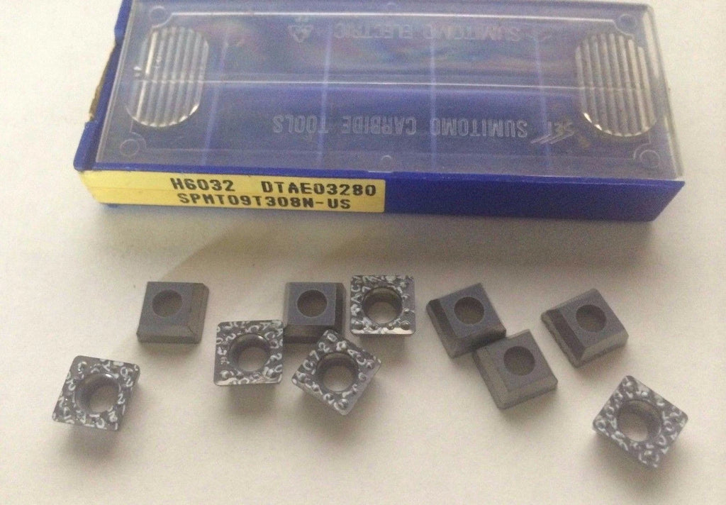 10 Pcs SUMITOMO SPMM 3T2EMX AC 720 SPMT 09T308N H6032 Lathe Mill Carbide Inserts