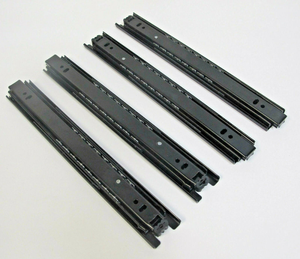 Pack of 10 Pairs 10" Ball Bearing Full Extension Drawer Slides Black 100lbs New