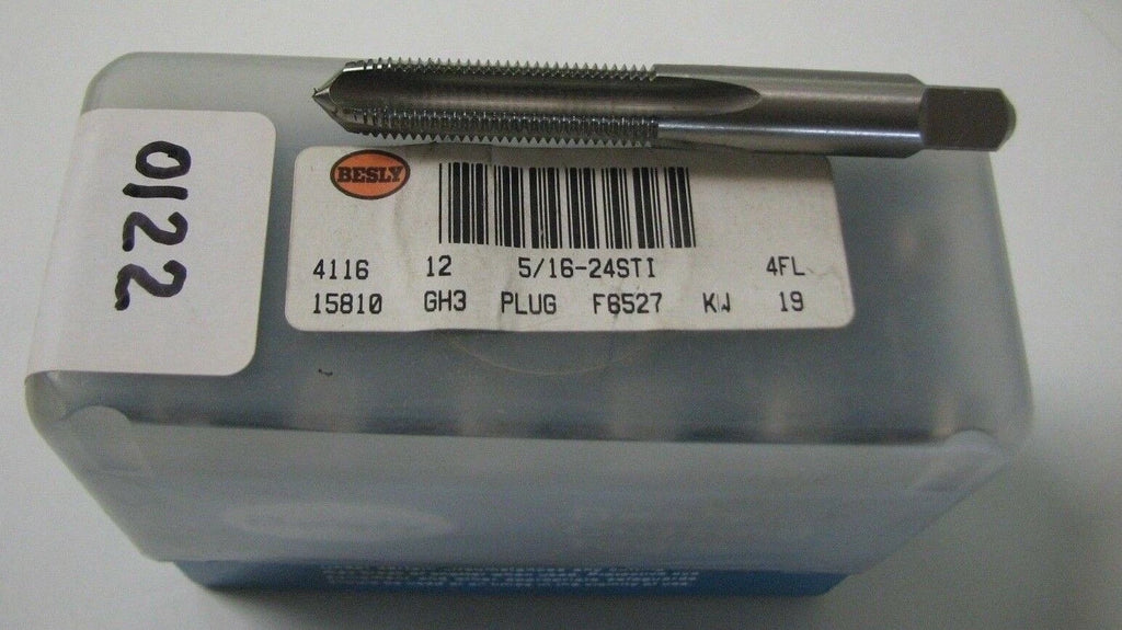 2 Besly Tap 5/16 - 24 STI GH3 Plug 4 Flutes F8527 KW 19 15810 Brand New USA Made