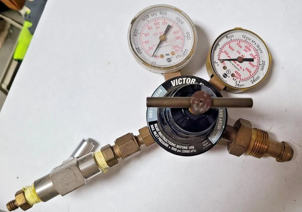 Oxygen Single Stage Regulator Victor FirePower Gas RF250-125-580