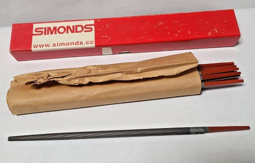 10 Pcs Simonds 10” Round File 2nd 73-401000 New USA
