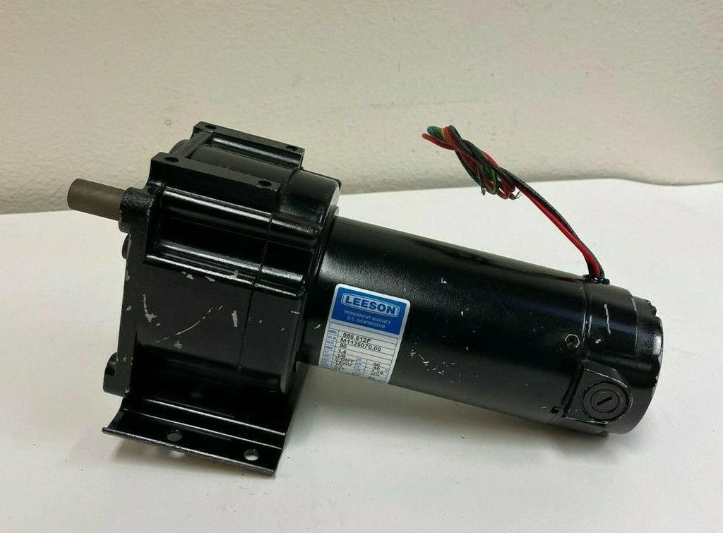 Leeson DC Electric Gear Motor 985.612F Permanent Magnet