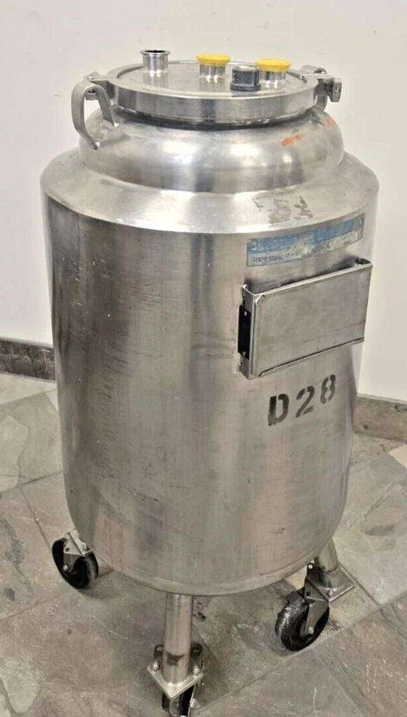 Mueller Stainless Steel Portable 100 Liter Jacketed Vessel Tank Fermentation