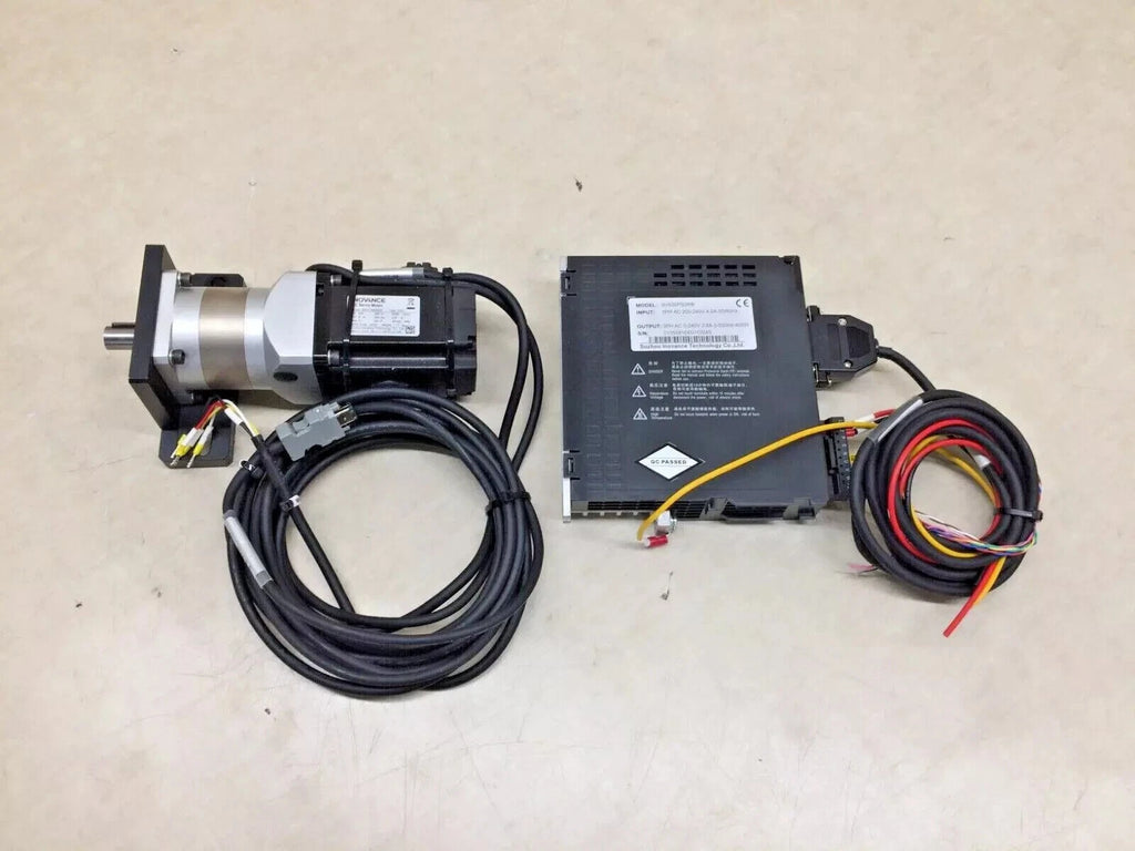 Inovance MS1H1-40B30CB AC Servo Motor Stonker Gear Reducer STF60-10 SV630PS2R8I
