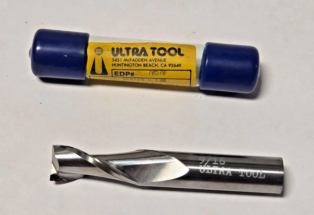 Ultra Tool 130 9/16 Tool Brand New Solid Carbide End Mill USA 70570 2 Flutes
