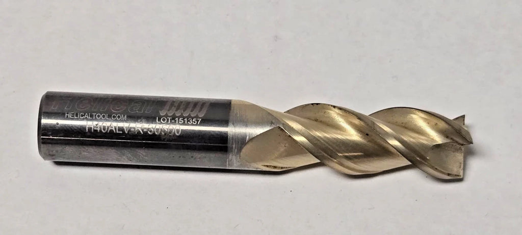 Helical 151357 Solid Carbide End Mill 3 flute H40ALV-R-30500