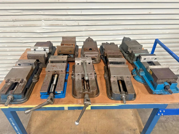 Bridgeport Kurt 6” Milling Machine vise HAAS FADAL CNC Mill Lot of 10 Vises