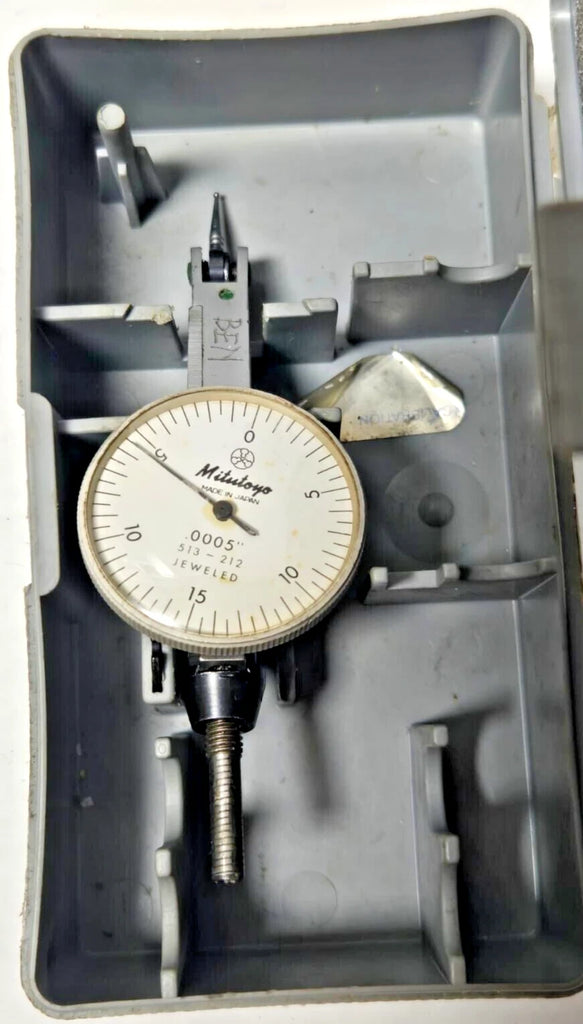 Mitutoyo 513-212 .0005" Jeweled Dial Indicator Japan RARE