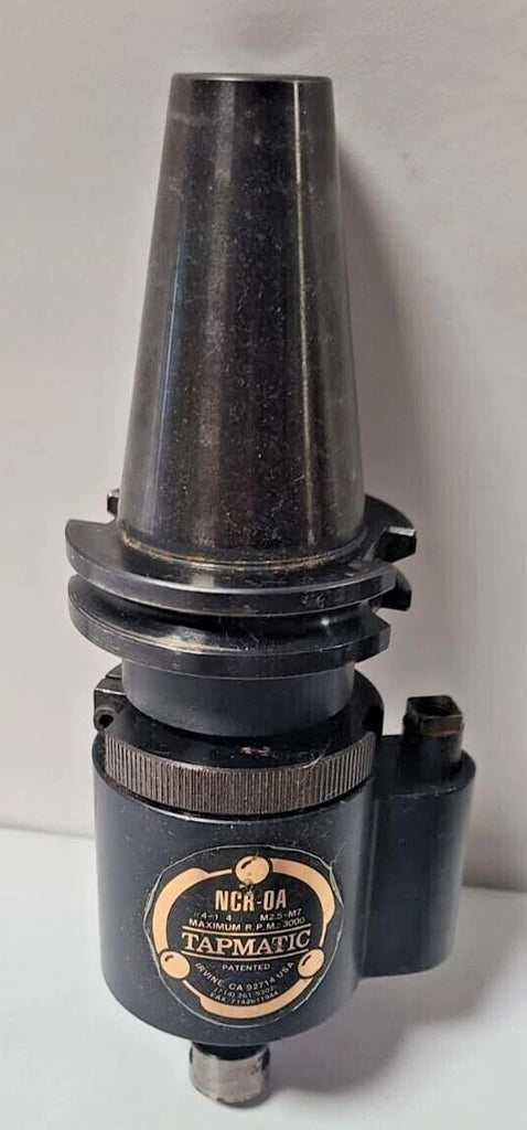 TAPMATIC NCR-0A TAPPING ATTACHMENT / HEAD - CAT40 SHANK for CNC Mill