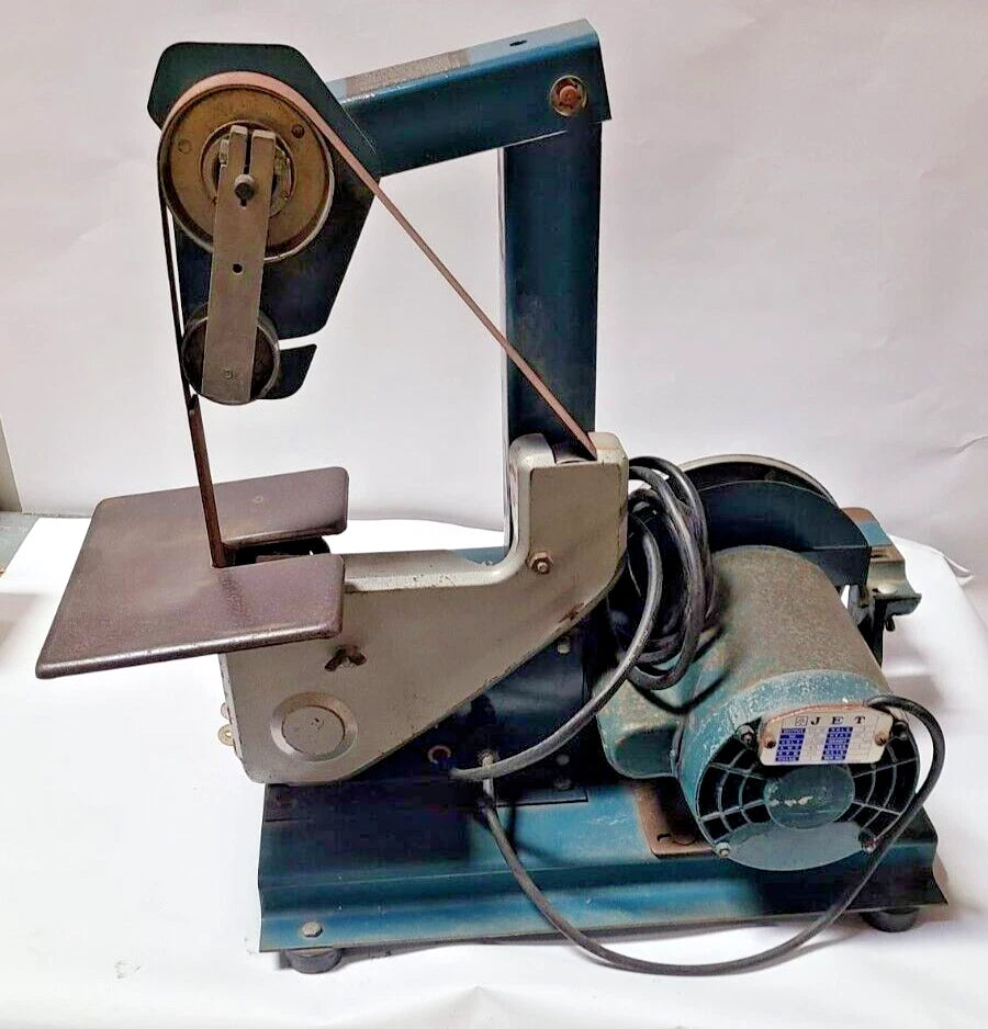 Jet Industrial Grinder 1" Belt Sander Disc Single Phase Motor