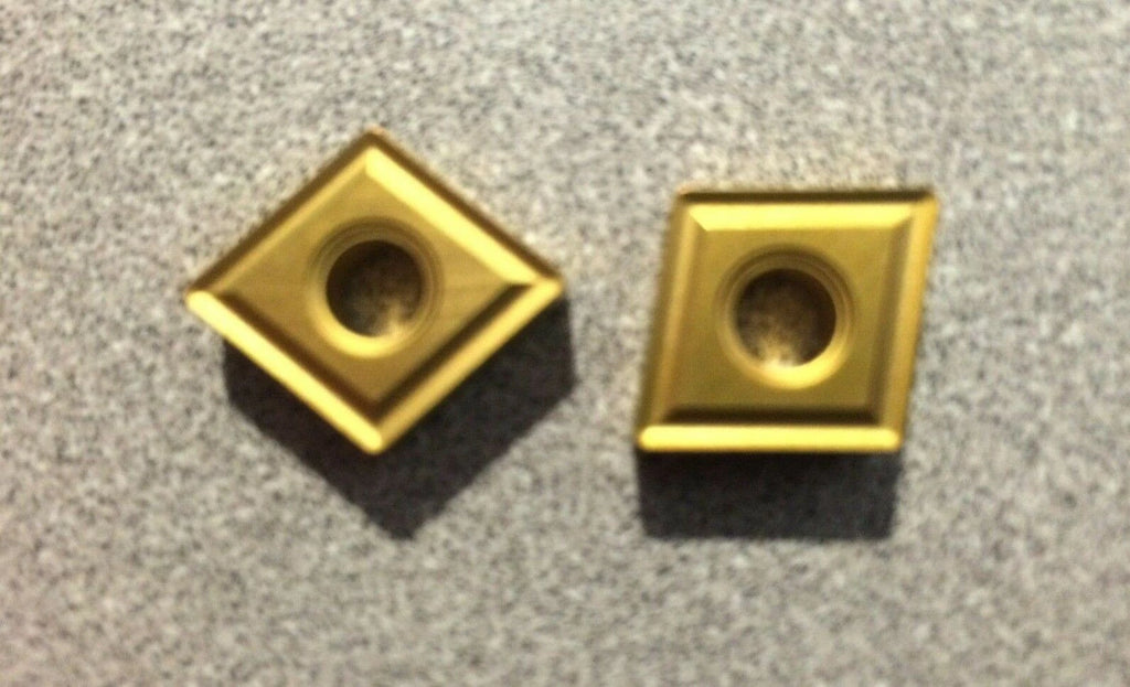 MITSUBISHI CNMG 432MS US735 120408 Lathe Carbide Inserts 2 Pcs New Gold Tools