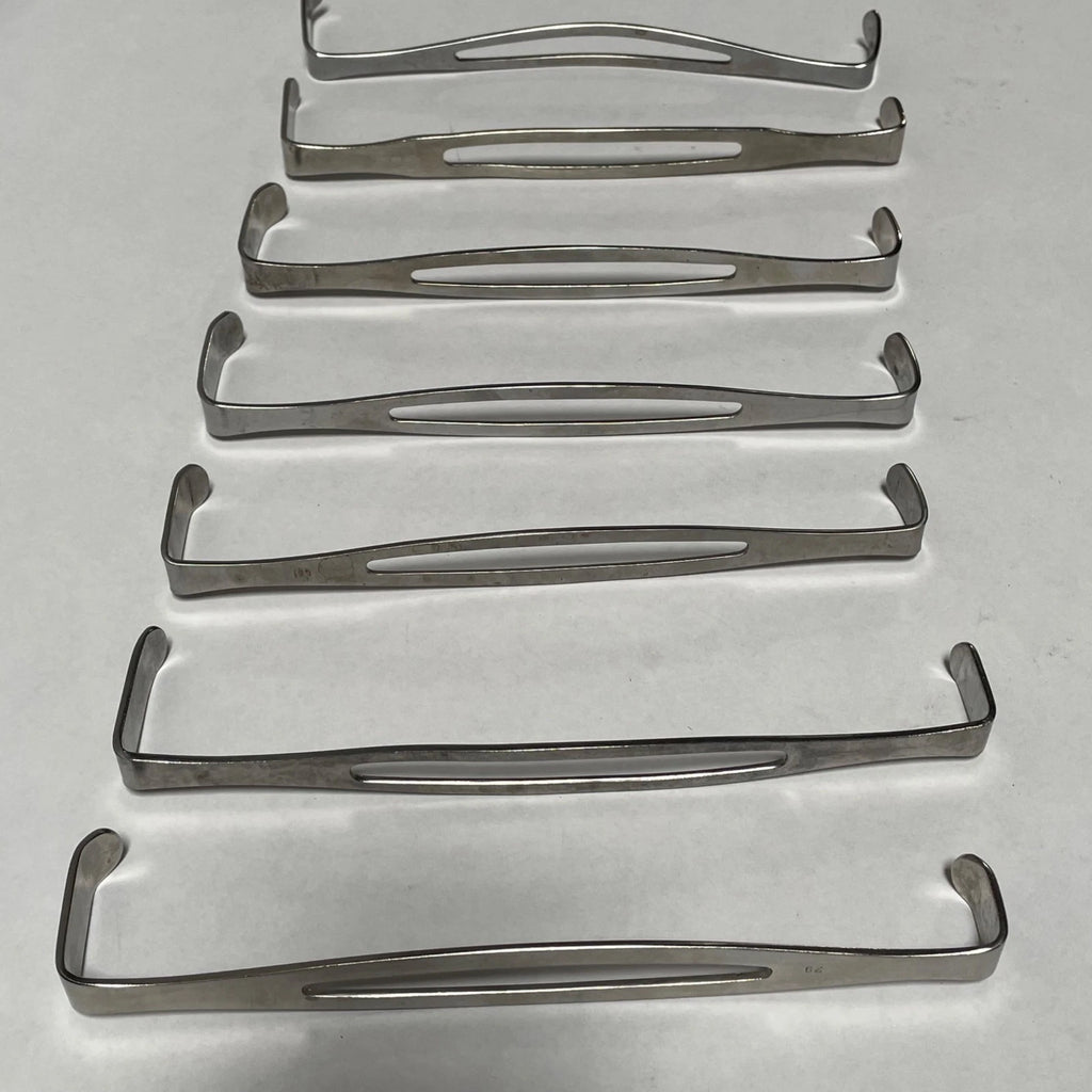 Lot of 7 Various Medical Retractor Stainless Vet Surgery Double End US Army