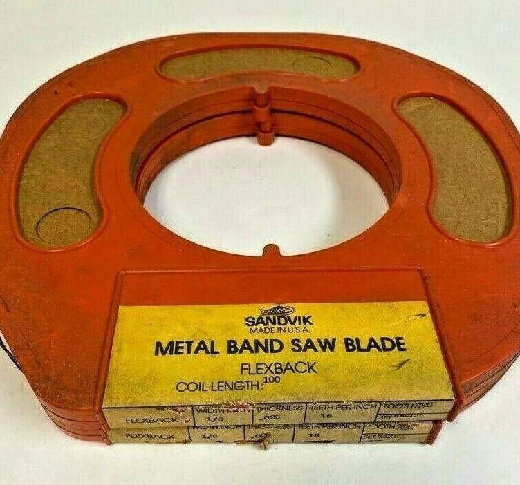 Sandvik Metal Band Saw Blade USA FLEXBACK COIN LENGTH 100