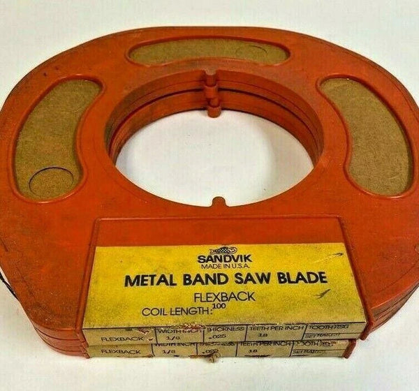 Sandvik Metal Band Saw Blade USA FLEXBACK COIN LENGTH 100