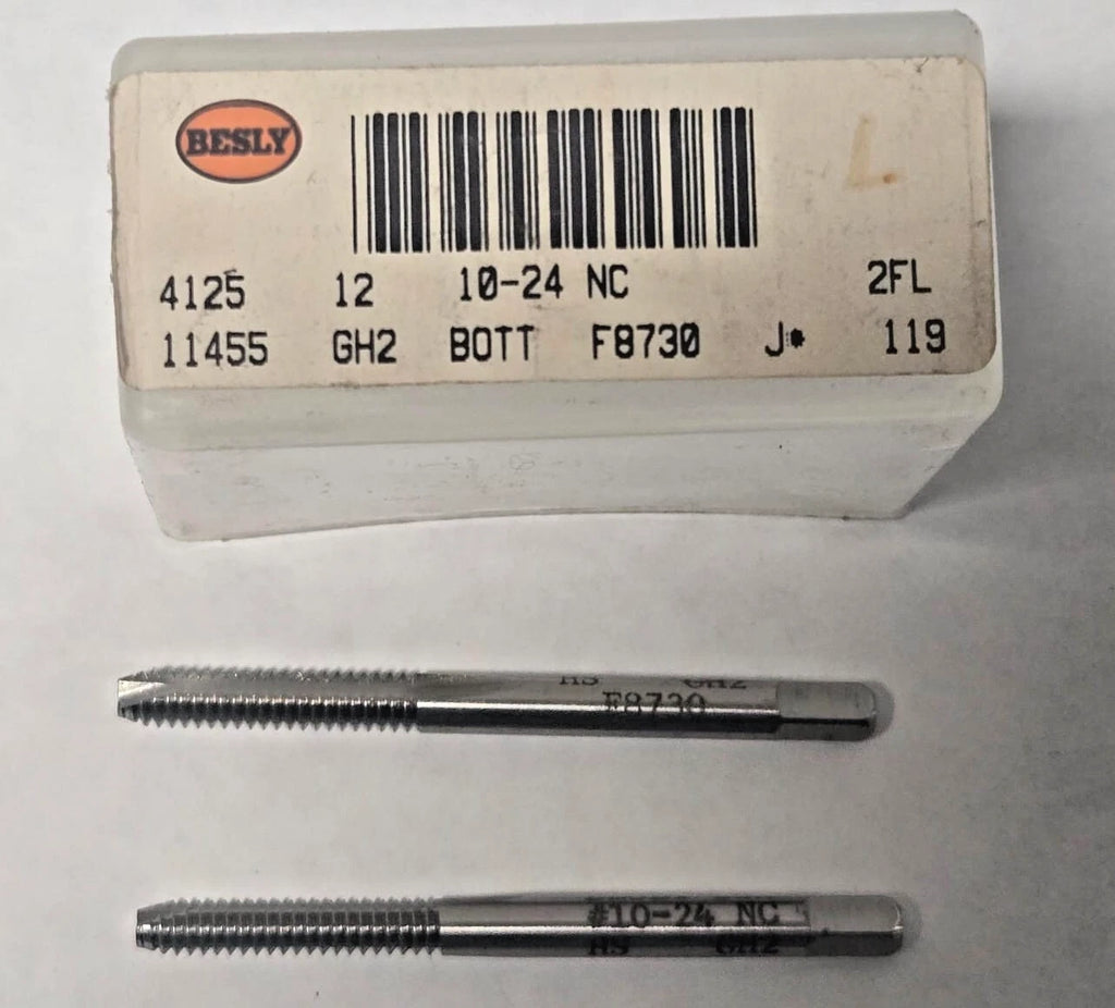 Lot of 2 Besly Tap 10 - 24 NC GH2 Bott 2 FL Brand New USA Made