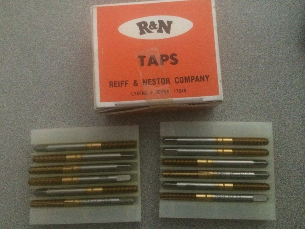 2 Pcs Reiff Nestor R&N ThreadFormer HSS Standard Bottom Tap M4X.7 BD5 20071-2
