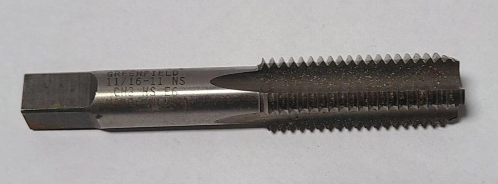 New HSS High Speed Steel Tap GH3 HS Greenfield 11/16-11 NS USA