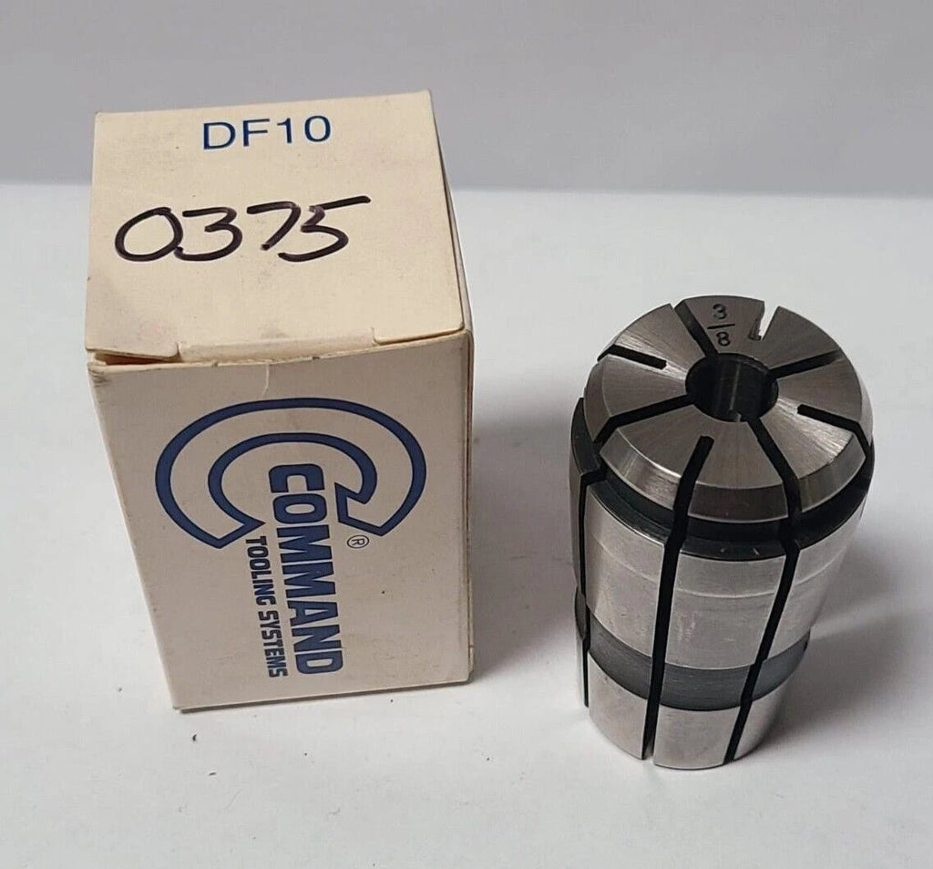 New CNC Command Tooling Systems DF10 3/8 inch Collet .0375 mm Lathe Mill Collet