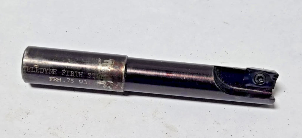 Teledyne Firth FEM .75 W3 Indexable End Mill Insert Shoulder Milling Cutter