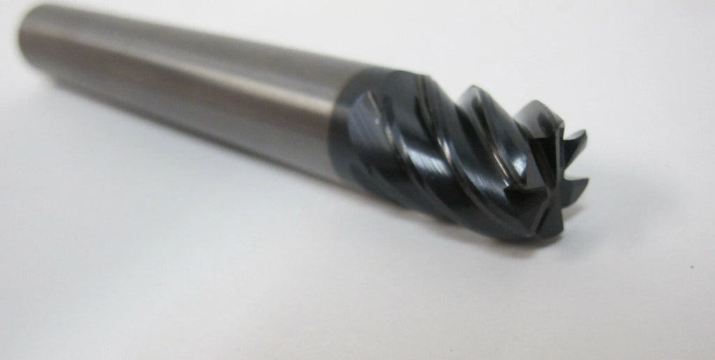 WIDIA HANITA 16 mm Solid Carbide 6 Flutes Taper End Mill 25R W/1.0R OAL 5.0"