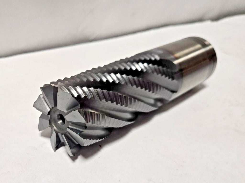 Niagara Cutter End Mill HSS 71343 HSCO 8 Flute Rougher 2" USA New