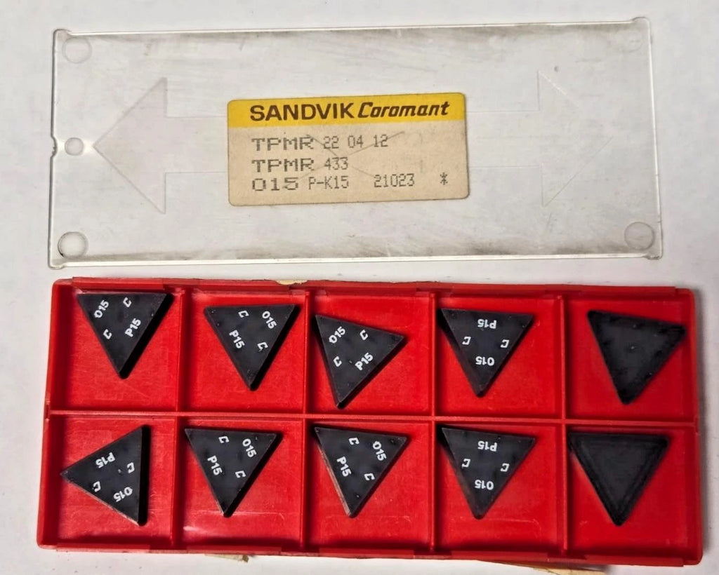 SANDVIK Coromant TPMR 433 015 PK15 Lathe Carbide Inserts 10 Pcs New