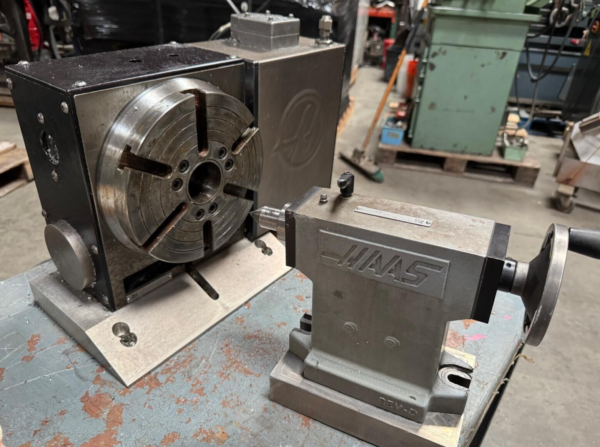 Haas HRT-210 CNC Servo Rotary Table 4TH Axis With Tailstock