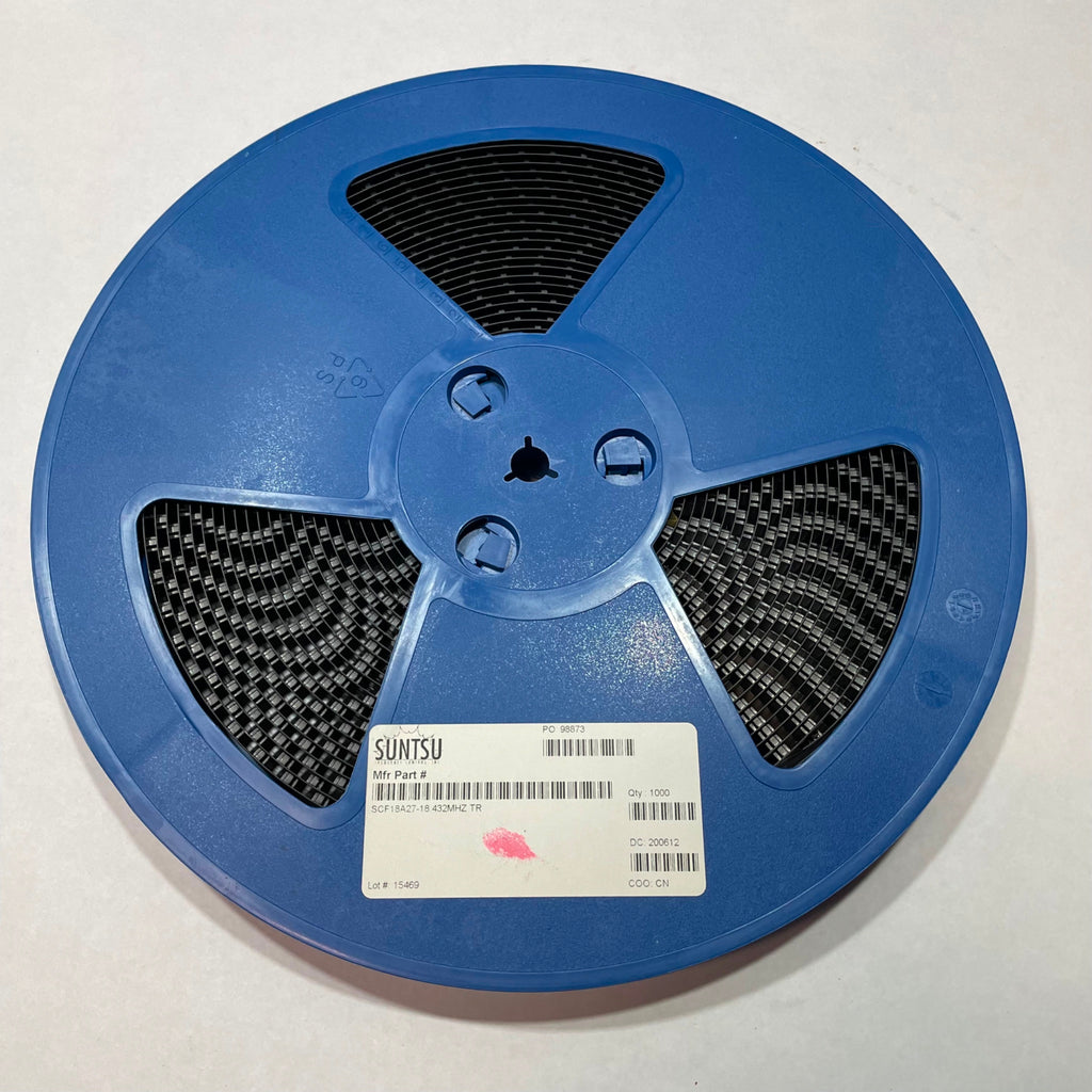 Reel of ~800 SUNTSU SCF18A27-18.432MHZ TR Oscillator Crystal Freq 49233-53