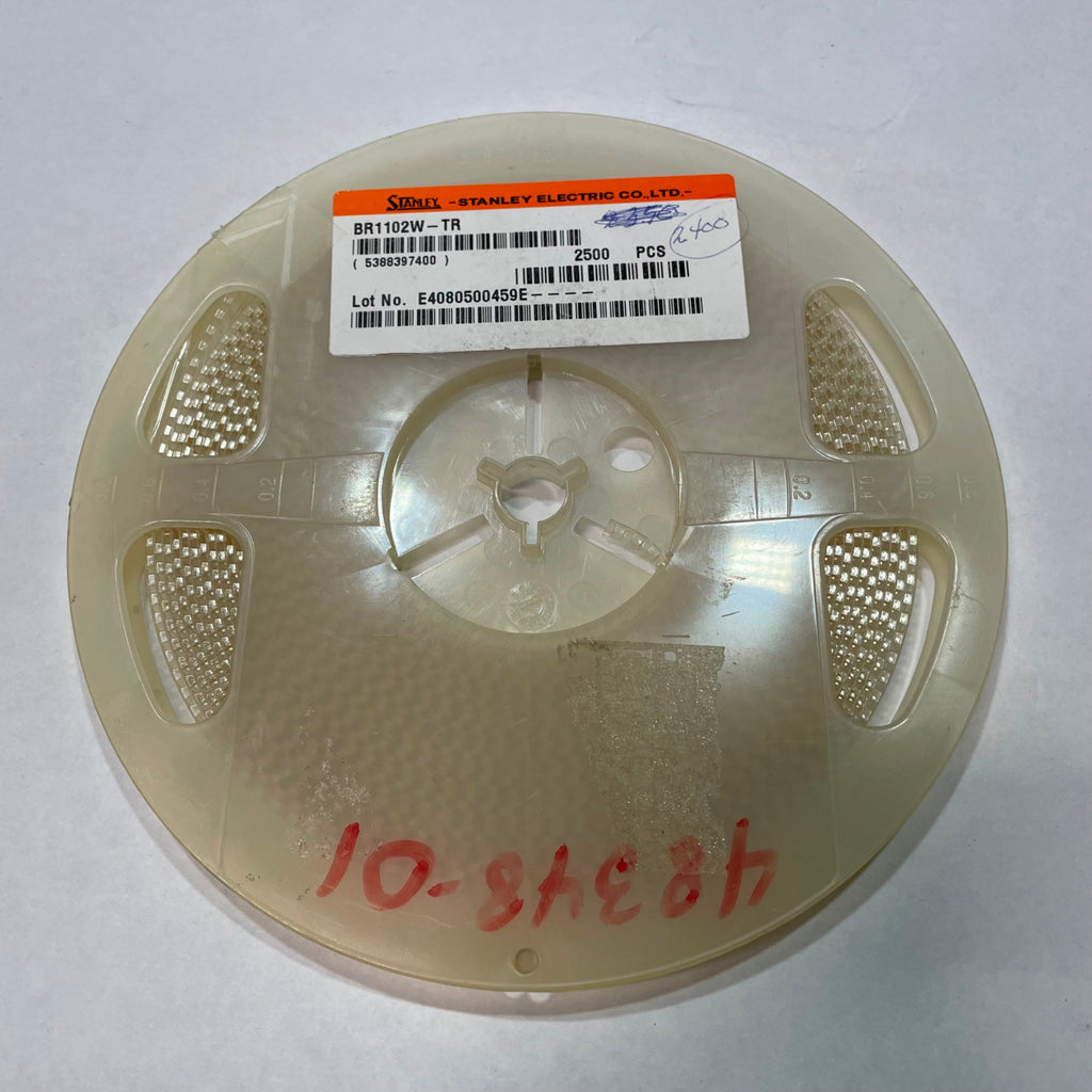 Reel of 2000 Stanley Electronics BR1102W-TR LED RED CLEAR 3216 SMD 48348-01