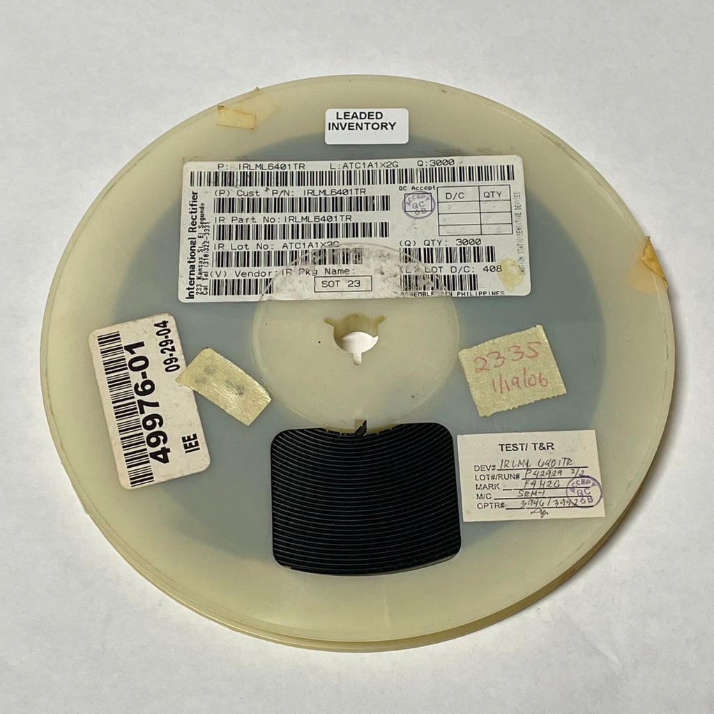 Reel of 2000 Internation Rectifier IRLML6401TR SOT-23 1.1MM 1.8V MOSFET 49976-01