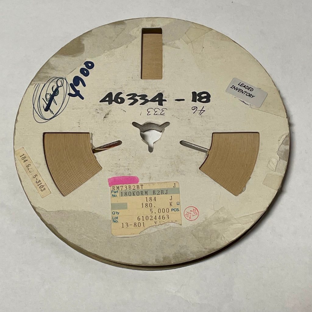 Reel of 4800 KOA RM73B2BT J 180K0RM B2BJ 184 J CHIP RESISTORS 46334-18