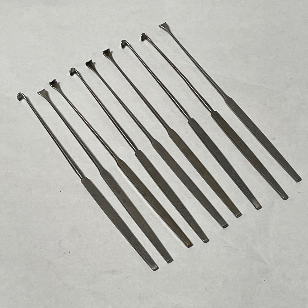 Lot of 9 Nerve Root Extractors Germany Stainless House of Instruments Surgical