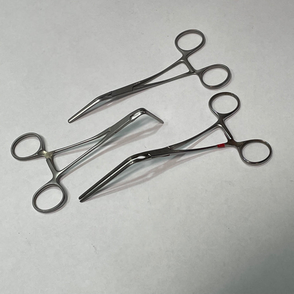 Lot of 3 V. Mueller Clamp Debakey CH 7120 K / CH 7124 / CH-7140 Stainless