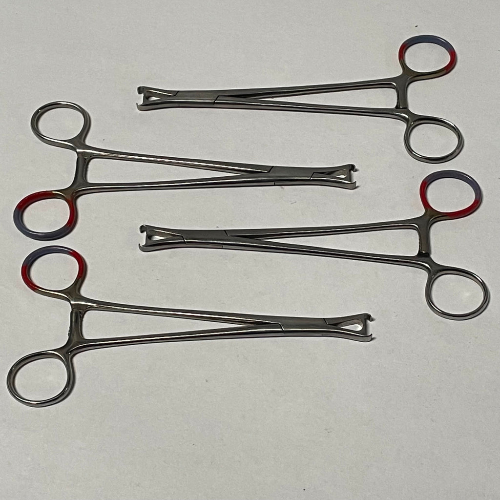 Lot of 4 Codman 50-5117 Stainless Leroy Scalp Clip Applier Forceps