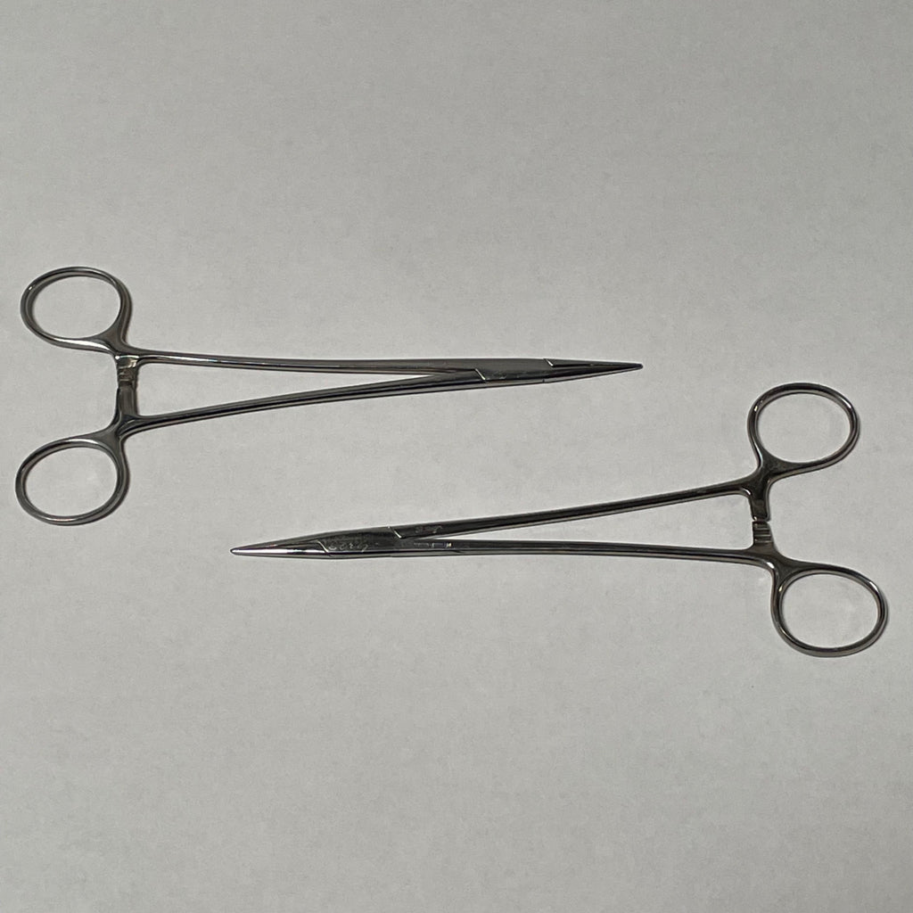 Lot of 2 Lawton Germany Stainless Mayo-Hegar Needle Holder Clamp Medical Vet