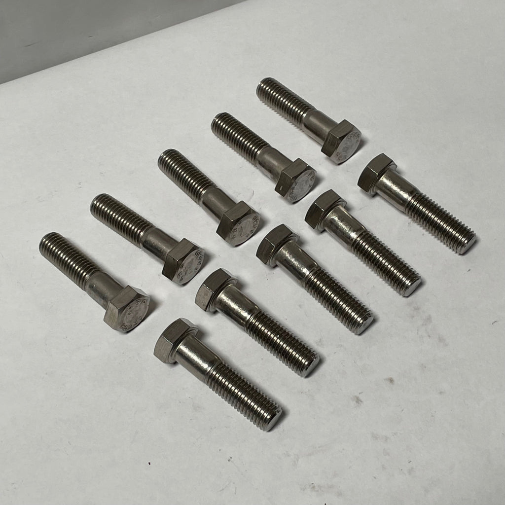 3/4-10 x 3" Stainless Steel Bolts ABP F593D Hex Head Lot of 10