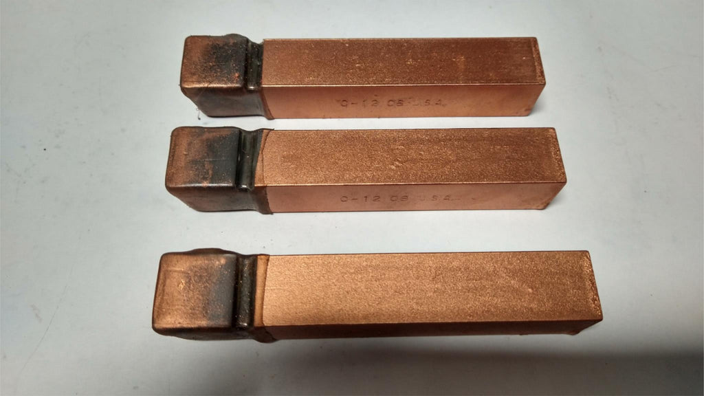ACT Brazed Tipped Carbide Lathe Tool Bit 3/4" Shank C-12 C6 USA Made Lot of 3