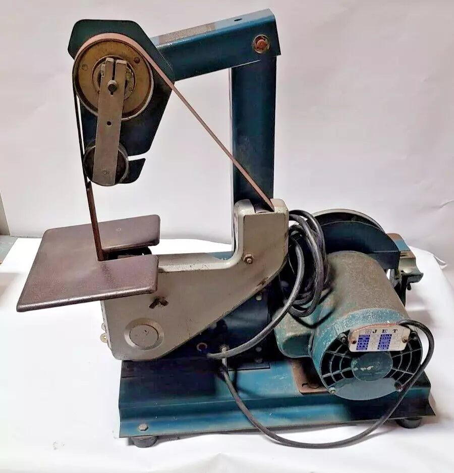 Jet Industrial Grinder 1" Belt Sander Disc Single Phase Motor Local Pickup