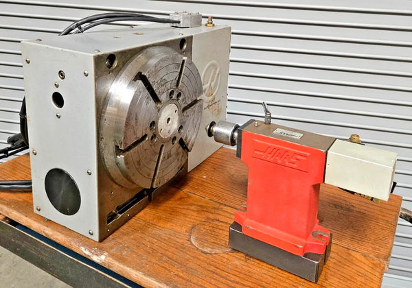 HAAS HRT-310 CNC Servo Rotary Table 4TH Axis W/ Pneumatic Tailstock VF3 VF4 VMC Local Pickup