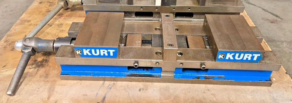 Kurt DL640 Anglock Double Lock Manual 6″ Machinist Vise CNC Mill Local Pickup